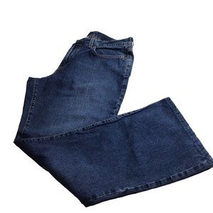 Vtg Lucky Brand Lower Rise Peanut 136 Flare Dungarees Jeans Zipper Sz 14/32 USA